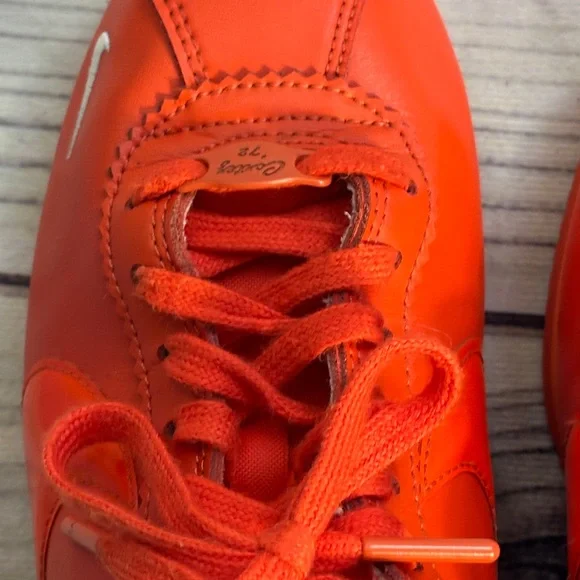 Nike Cortez Sneakers Retro Orange VTG Style Size 9 Women’s Tennis Shoes - Picture 15 of 16